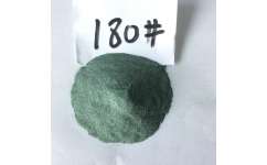 厂家现货直销级绿碳化硅180号砂用于生产绿色抛磨块研磨石